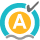 Logo van AnySurfer, Belgisch kwaliteitslabel voor toegankelijke websites