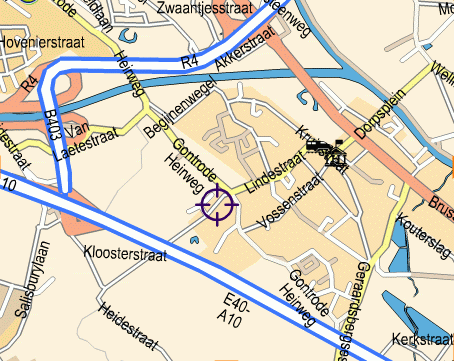 Plan wegbeschrijving Caritasstraat