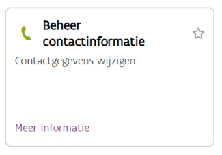 screenshot beheer contactinformatie