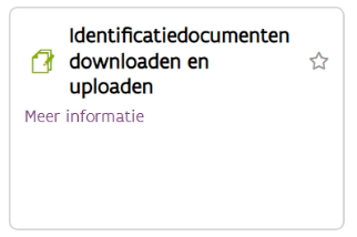 screenshot identificatiedocumenten downloaden en uploaden