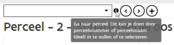 zoekbalk perceel detail
