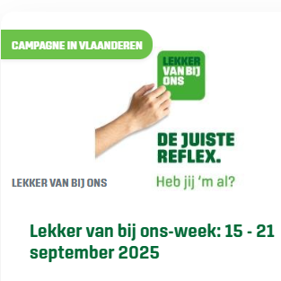 Lekker van bij ons-week: 15-21 september 2025 - Lekker van bij ons - De juiste reflex. Heb jij 'm al?