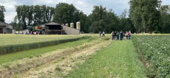 Demonstratiecontrole op het veld