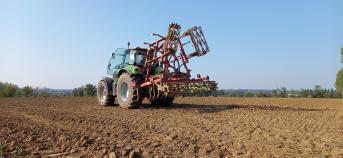 tractor veld teeltplan